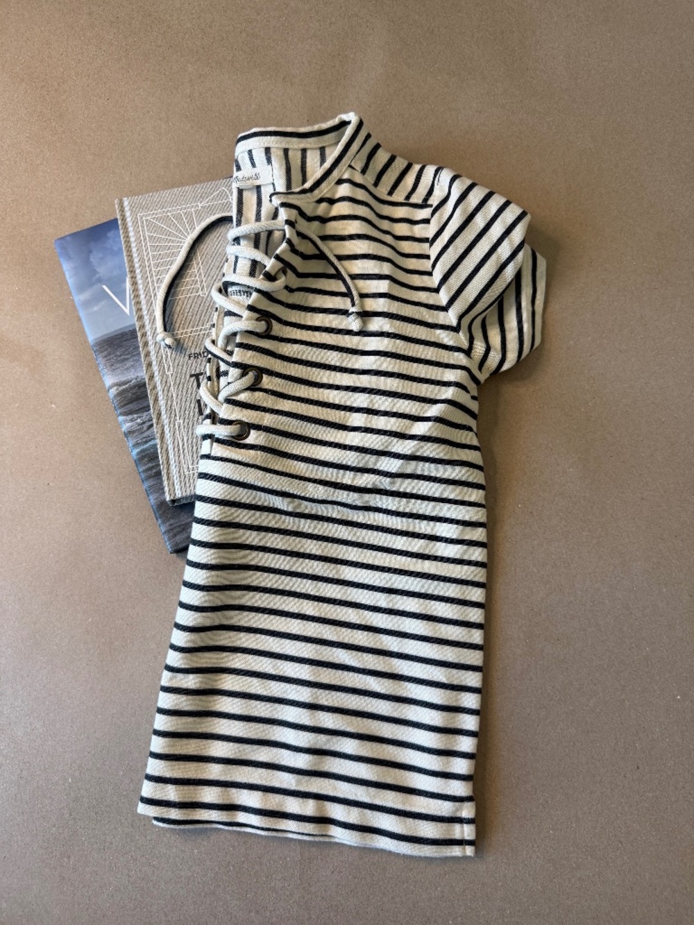 Madewell Lace-up Nautical Top Size XS